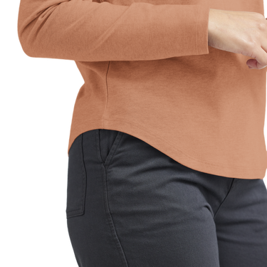 T-paita Allbirds Merino Long Sleeve Tee, Size XS Oranssi | A12106W, 1