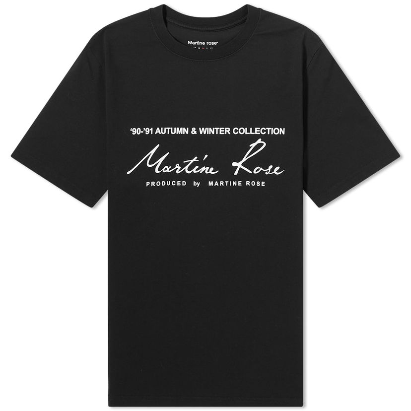 T-paita Martine Rose Martine Rose Classic Logo T-Shirt Musta | CMR-603JC-BLACK