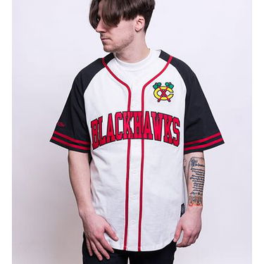 Jersey Mitchell & Ness Practice Day Button Front Jersey CHICAGO BLACKHAWKS Valkoinen | TBTF4994-CBHYYPPPWHIT, 0