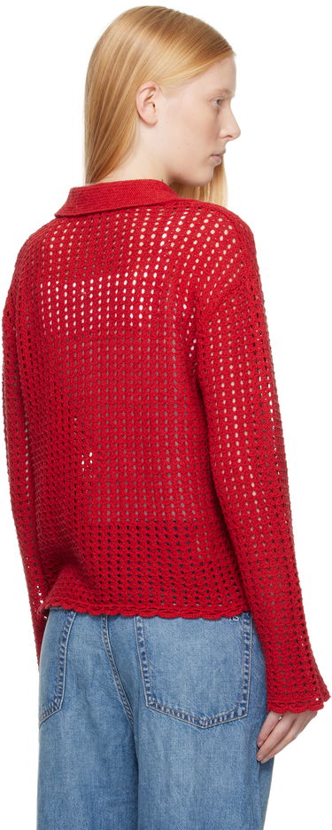 Villapaita rag & bone Rag & Bone Khloe Knit Cardigan Punainen | WAS25P020BR20, 2