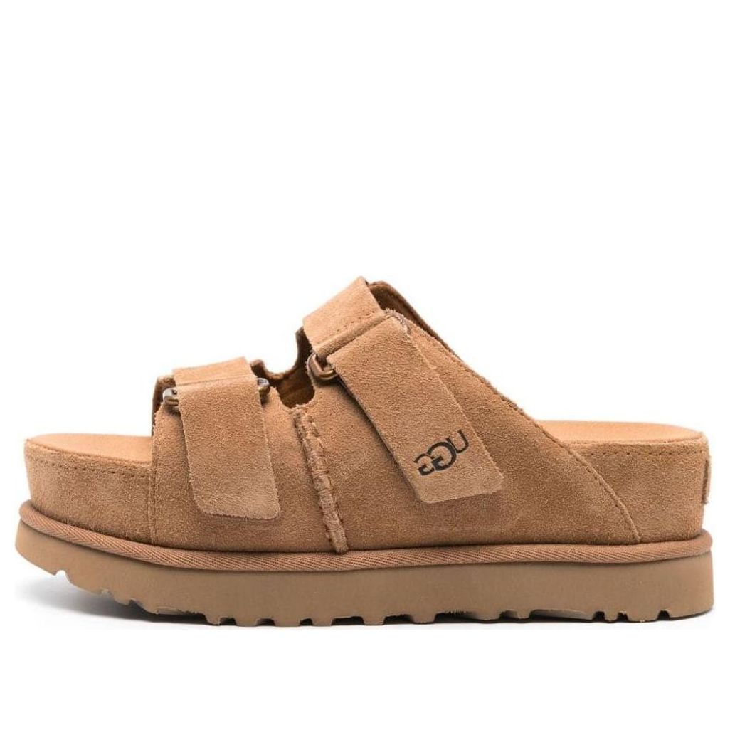 Tennarit ja kengät UGG Goldenstar Hi Suede Platform Slides Ruskea | 1155458-CHE, 0