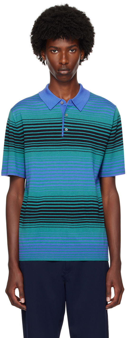 Poolopaita Paul Smith PS Paul Smith Striped Knit Polo Monivärinen | M2R-963Y-N22145-43