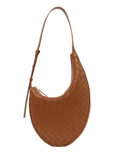 Olkalaukku Bottega Veneta Small Drop Bag Ruskea | 755074 VCPP1