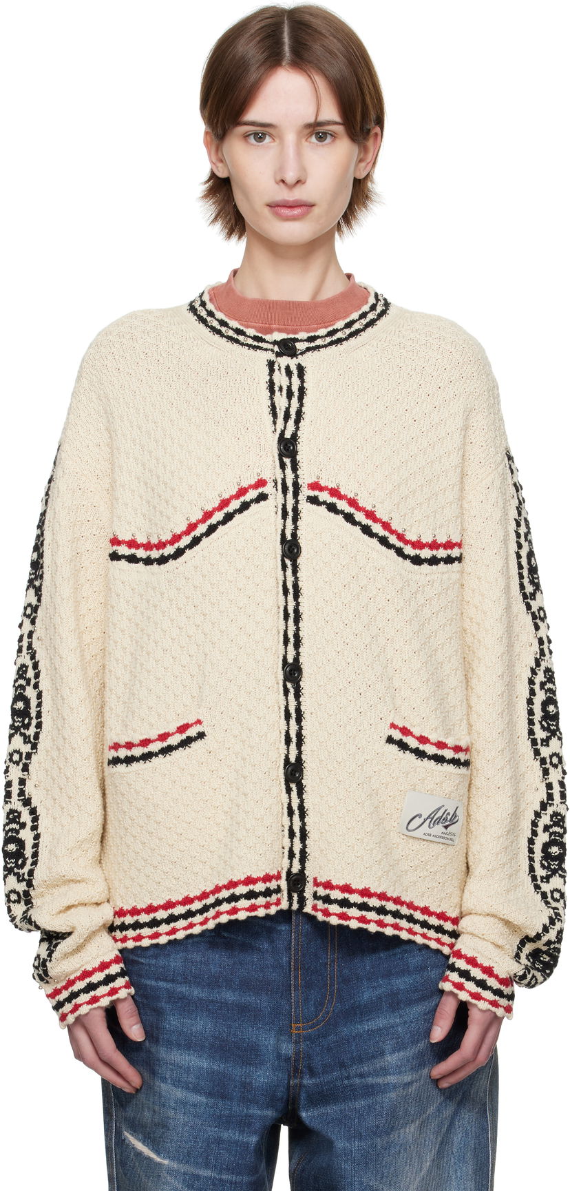Villapaita Andersson Bell Andersson Bell Fantasia Cardigan Beige | atb1244m