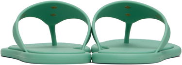 Asusteet Versace Versace Alia Rubber Flat Sandals Vihreä | 1016248_1A10983, 1