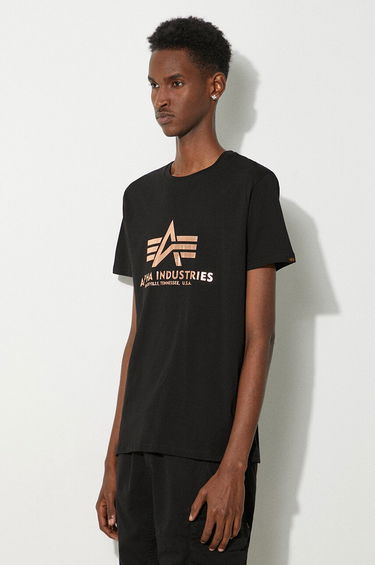T-paita Alpha Industries Basic Fool Print T-Shirt Musta | 100501FP.365, 3