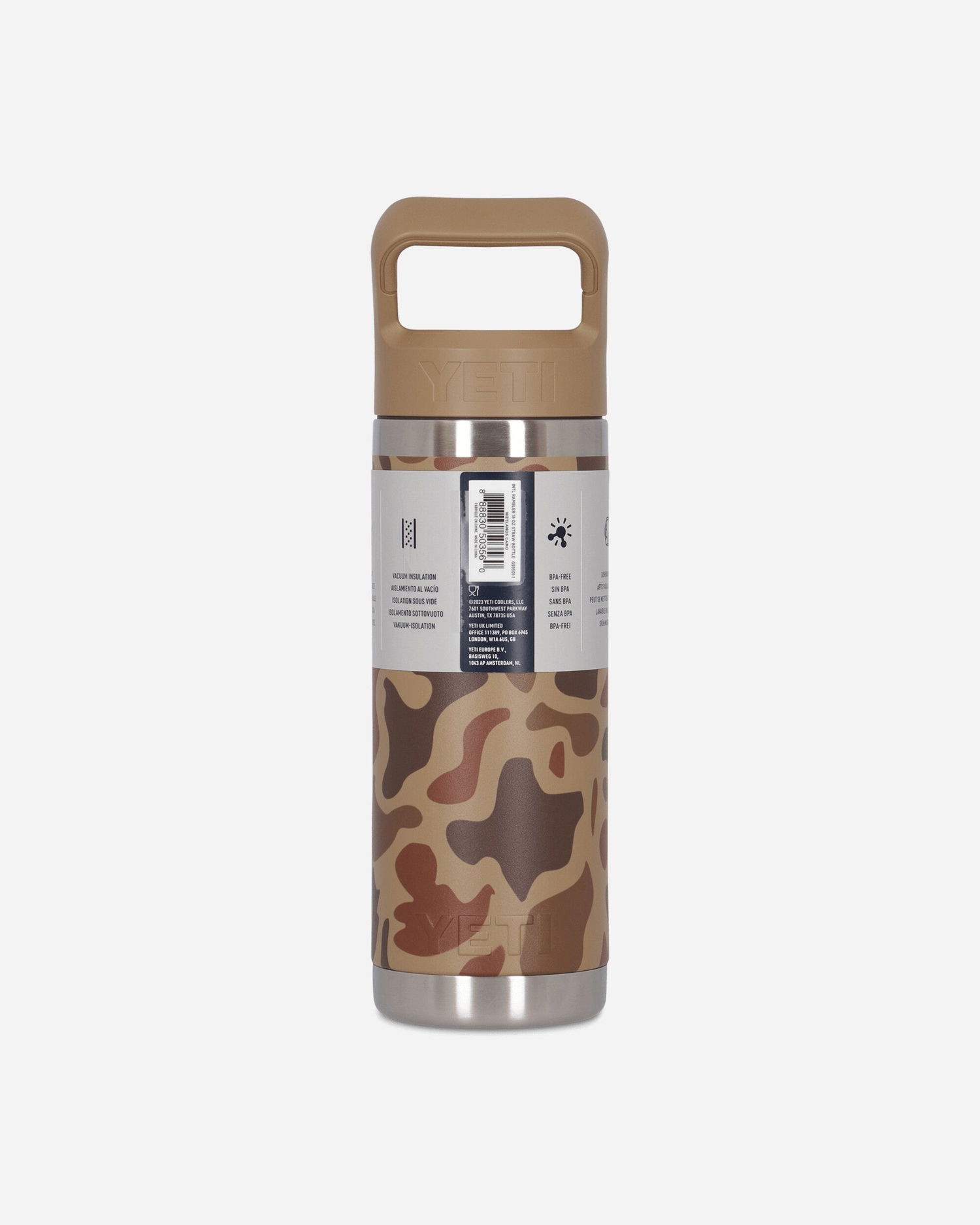 Juomapullo YETI Water Bottle Wetlands Camo Ruskea | 70000005073 1, 0
