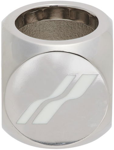 Sormus We11done We11done Logo Dice Ring Metallinen | WD-AJ1-22-704-U-WH, 0