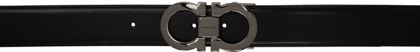 Vyöt FERRAGAMO Reversible Gancini Belt Musta | 644557
