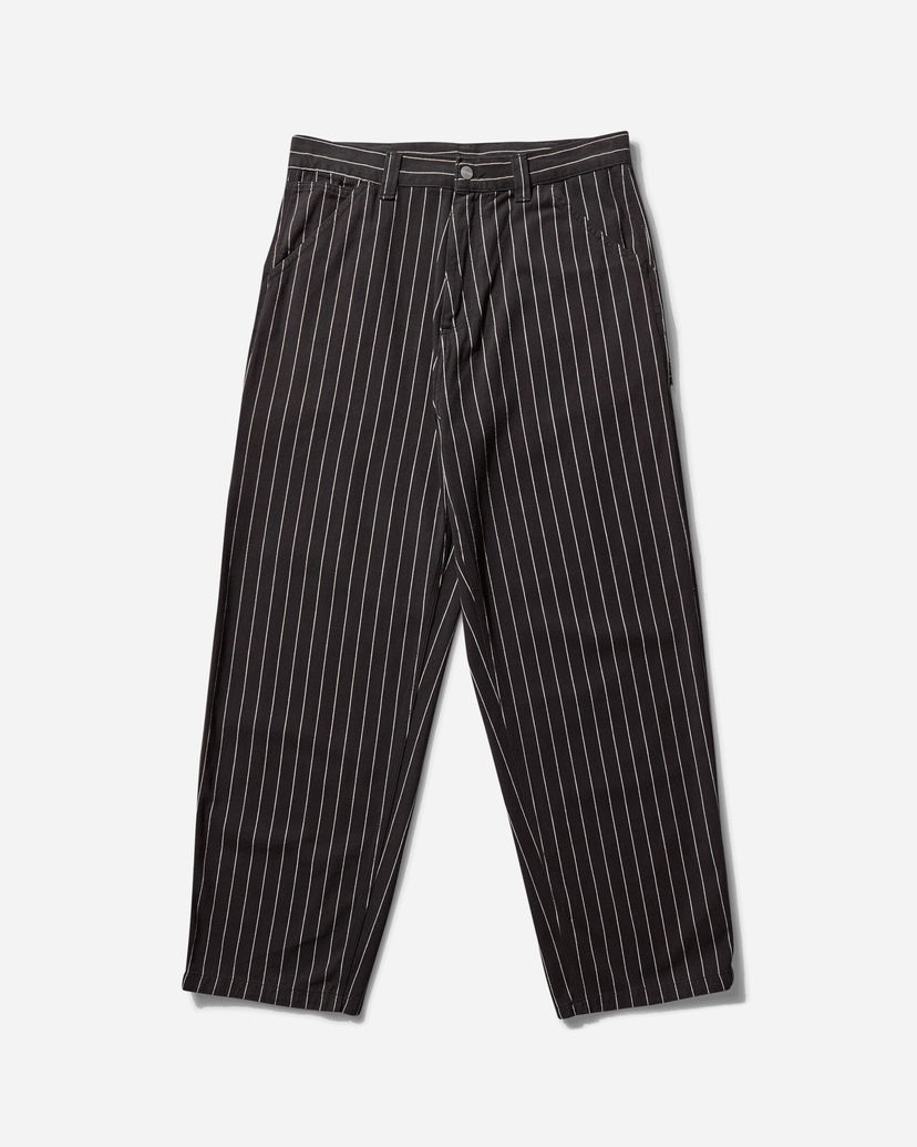 Housut Carhartt WIP OG Single Knee Seaton Stripe Pants Musta | I034800 2MB02