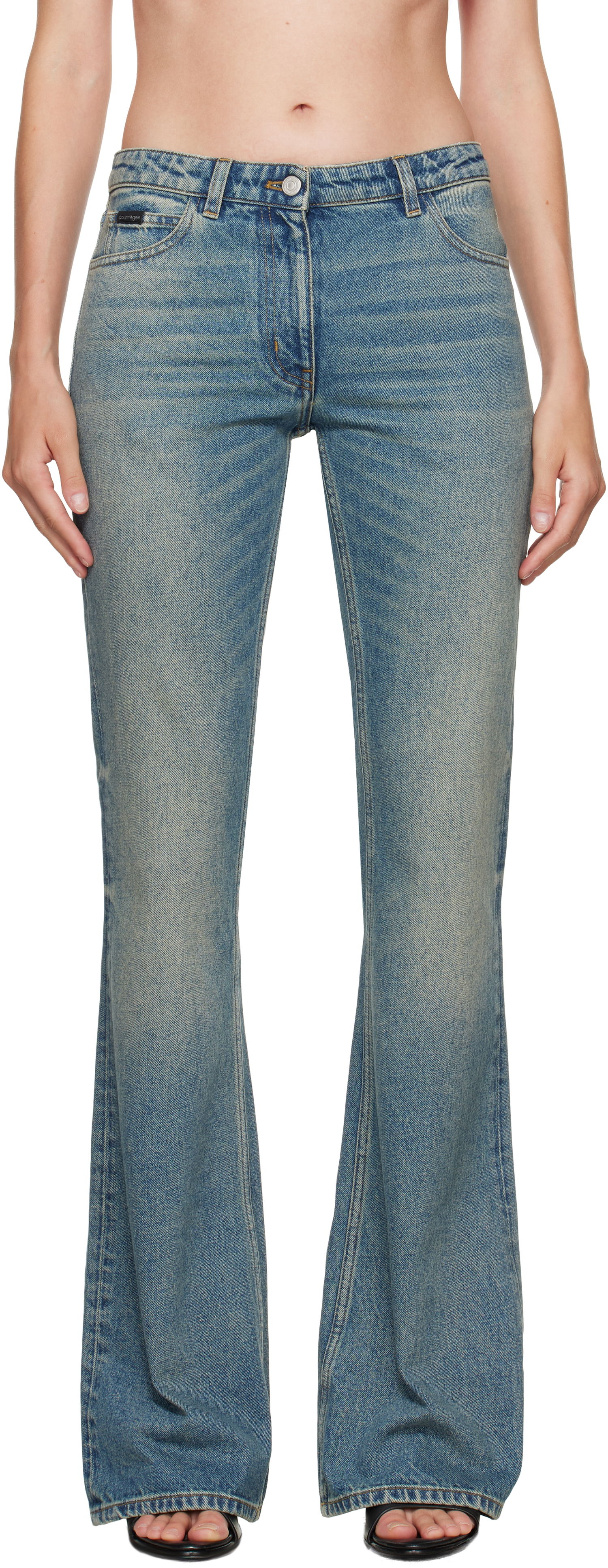 Jeans Courrèges Courrèges Bootcut Jeans Sininen | VESDPA918DE0041, 0