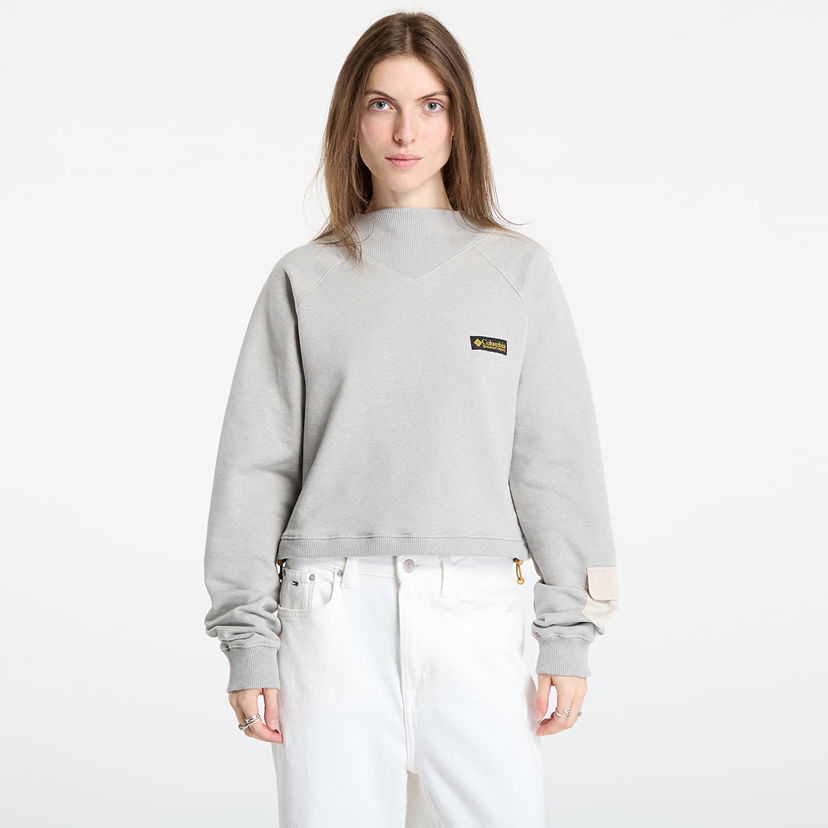 Huppari Columbia Columbia High Cascades™ Crop French Terry Sweatshirt Harmaa | 2136421278