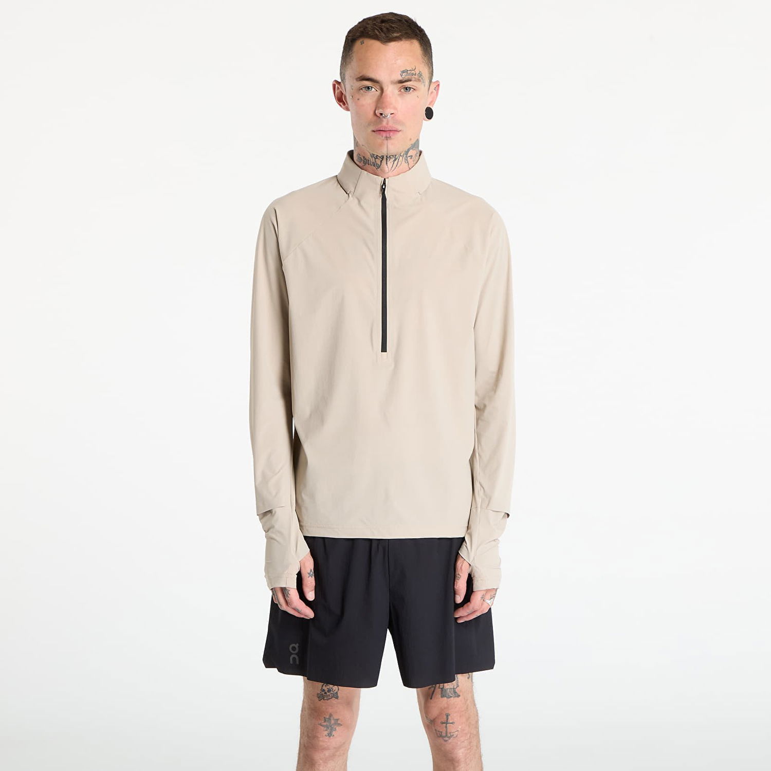 Tuulitakki On Running Trail Breaker Half-Zip Running Top Beige | 1ME30150603, 0