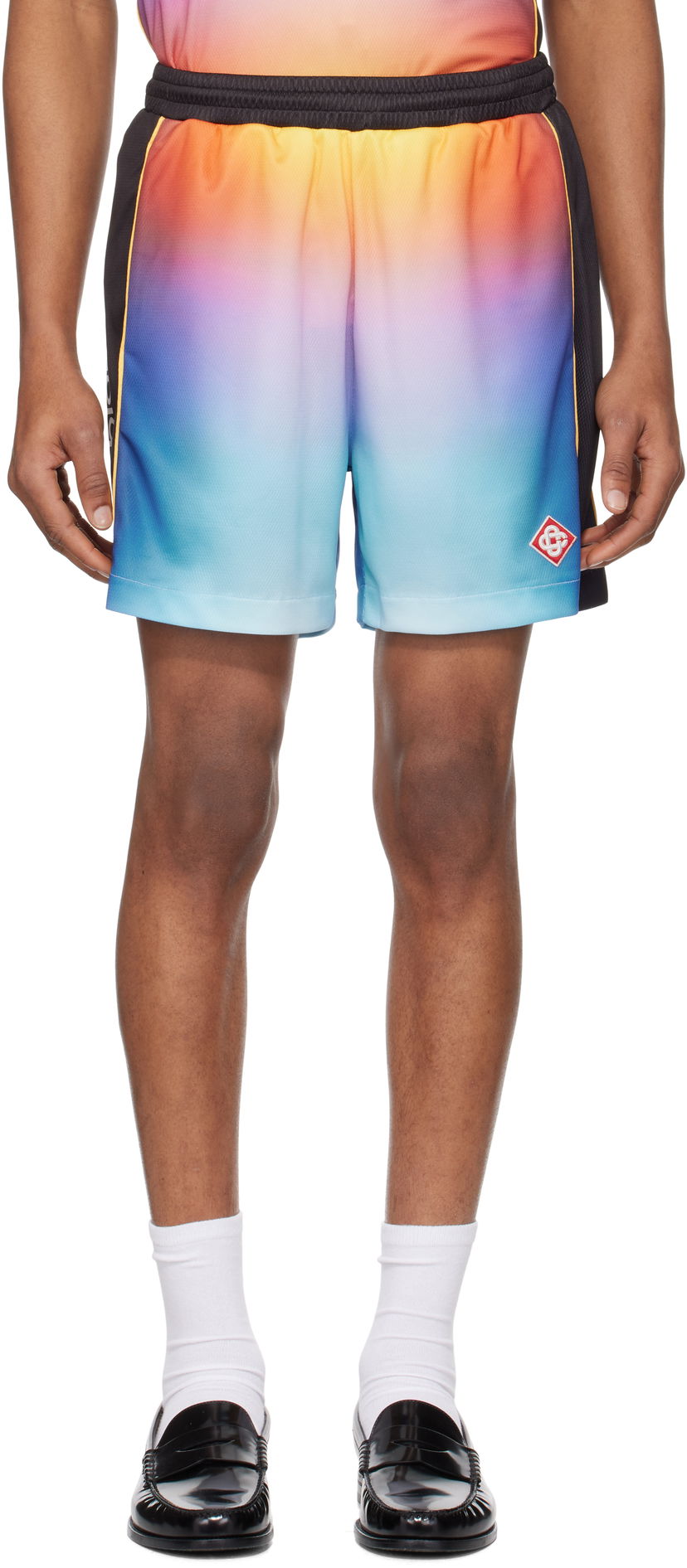 Shortsit Casablanca Casablanca Gradient Football Shorts Monivärinen | MS25-JTR-253-01