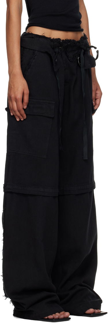 Cargo housut Ottolinger Ottolinger Baggy Cargo Pants Musta | 109-200306-02, 1