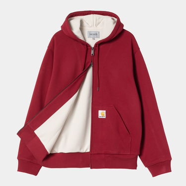 Huppari Carhartt WIP Carhartt WIP Active Sweat Jacket Punainen | I035602_4, 6