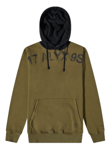 Huppari 1017 ALYX 9SM Popover Fleece Hoodie Vihreä | AAUSW0157FA01-GRN0004