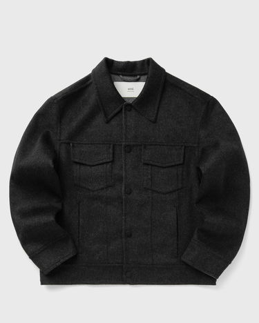 Takki AMI Wool Trucker Jacket Musta | UJK847.WO0009-021, 2