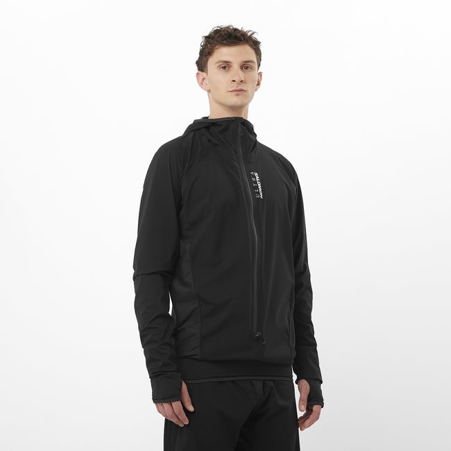 Tuulitakki Salomon Salomon S/LAB Ultra Hybrid Jacket Musta | LC2485400, 0
