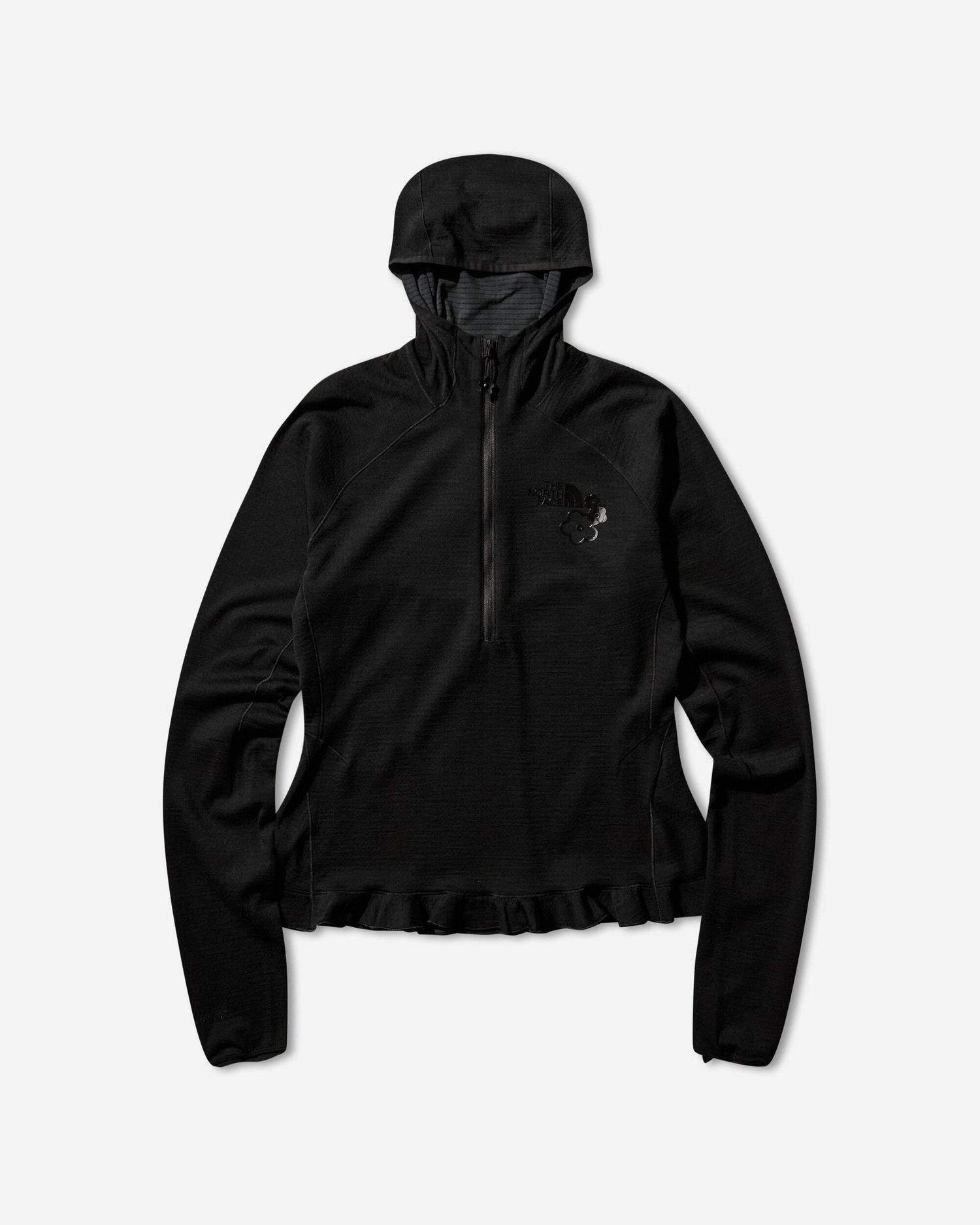 Huppari The North Face Cecilie Bahnsen Symone DOTKNIT Hooded Half-Zip Top Musta | NF0A8FAHJK31 NFJK3, 0