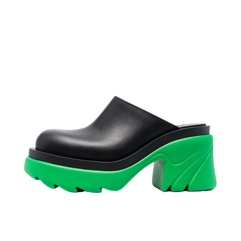 Tennarit ja kengät Bottega Veneta Flash Sculpted-Heel Mules Vihreä | 668525VBS501476