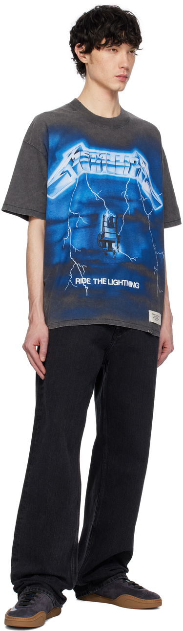 T-paita Represent Clo Represent x Metallica 'Ride The Lightning' Graphic Tee Harmaa | MLM4356, 3