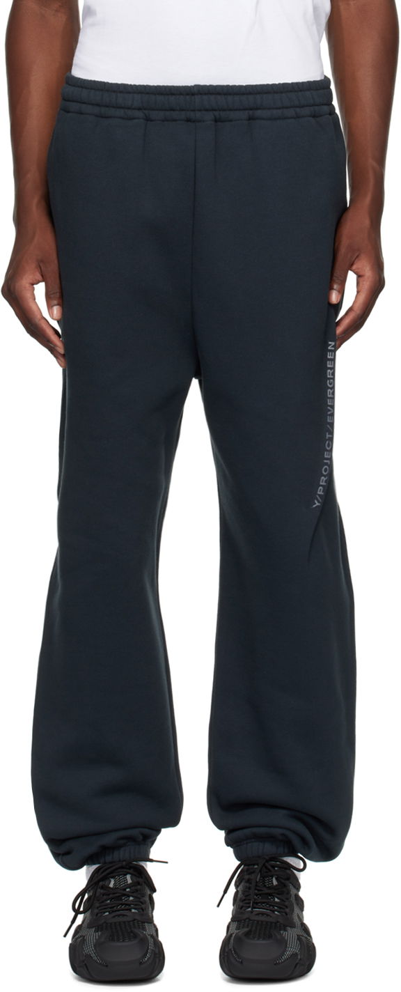 Verryttelyhousut Y/PROJECT Pinched Logo Sweatpants Musta | 204PA001
