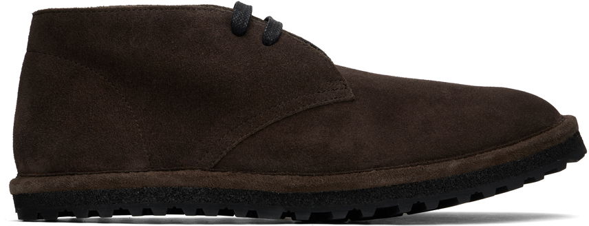 Vaatteet Dries Van Noten Dries Van Noten Suede Desert Boots Ruskea | MS242-1346, 0