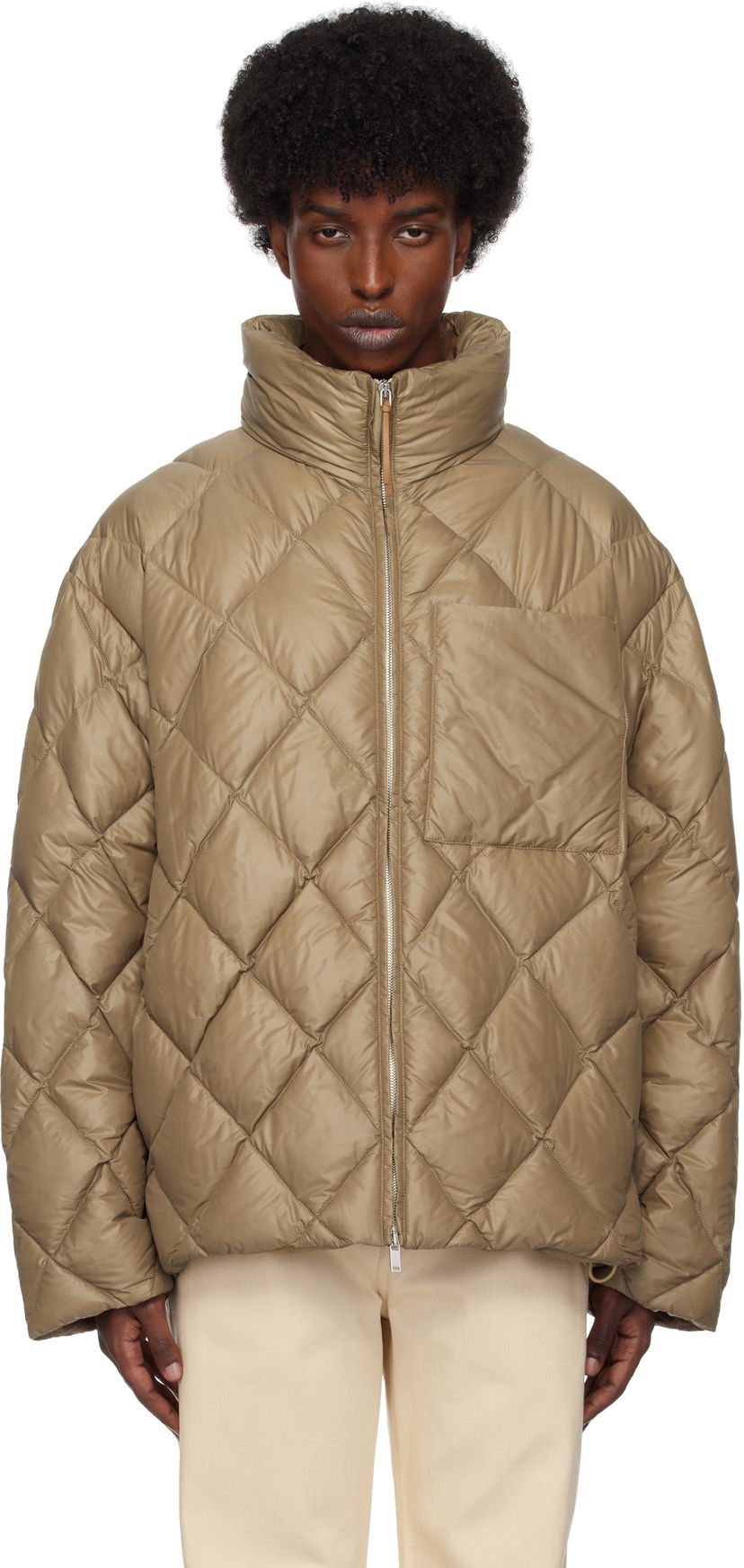 Puffer takki Jil Sander Quilted Down Jacket Ruskea | J47AF0141_J70007