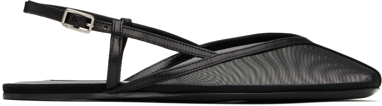 Asusteet AMI AMI Paris Slingback Ballerina Flats Musta | FSV807.AW0076, 0