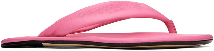 Tennarit ja kengät BY FAR BY FAR Dasha Leather Thong Sandals Vaaleanpunainen | 23SSDASLPPNAP