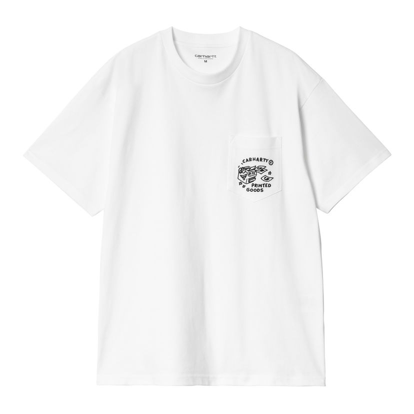 T-paita Carhartt WIP Pocket Graphic T-Shirt Valkoinen | I034407_9