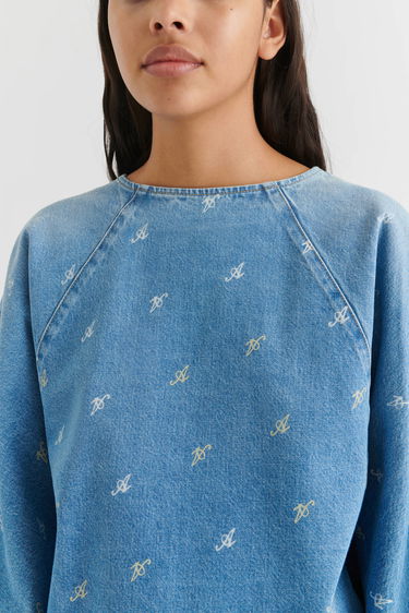 Huppari AXEL ARIGATO Daisy Script A Sweatshirt Sininen | A2162001, 5