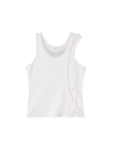 Tankkitoppi AXEL ARIGATO Rina Layered Tank Top Valkoinen | A3422001, 0