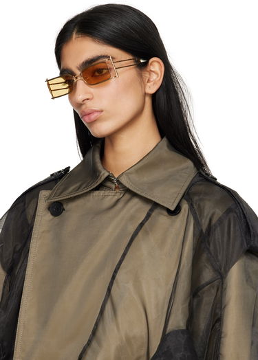 Aurinkolasit Feng Chen Wang Feng Chen Wang Bamboo Sunglasses Metallinen | SSE-WS01-BRG, 3
