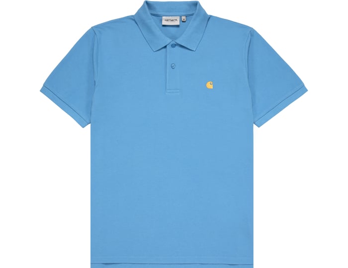 Poolopaita Carhartt WIP Carhartt WIP Chase Pique Polo Sininen | I023807