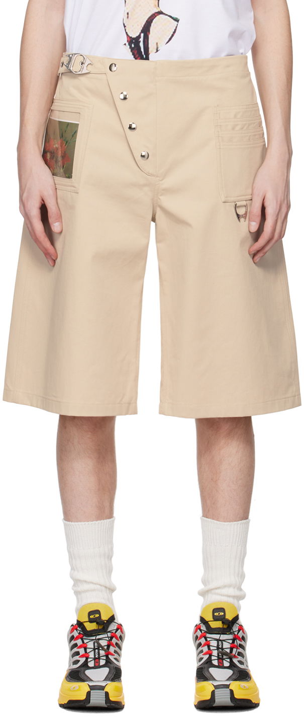 Shortsit Chopova Lowena Chopova Lowena Miller Wallet Shorts Beige | 4078
