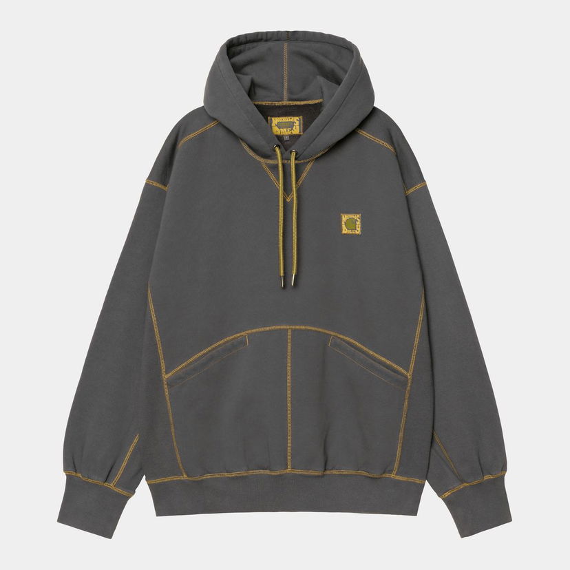 Huppari Carhartt WIP Nicholas Daley Contrast Stitch Stone Washed Hoodie Harmaa | I035064_5