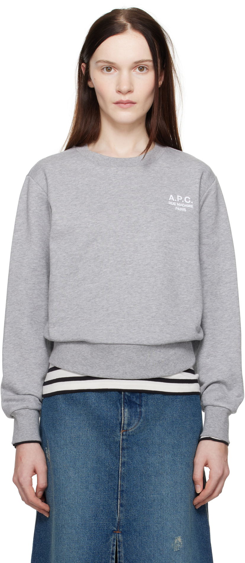Huppari A.P.C. Boxy Sweatshirt Harmaa | COHBN-F27915
