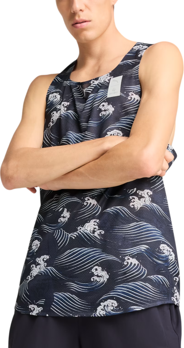 Tankkitoppi Puma Saysky AOP Tank Top Musta | 526956-16