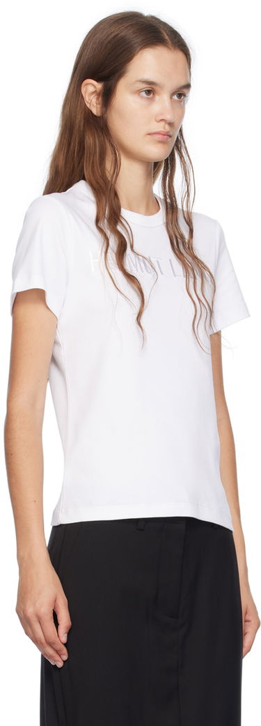 T-paita Helmut Lang Slim Logo T-Shirt Valkoinen | O06HW505, 1