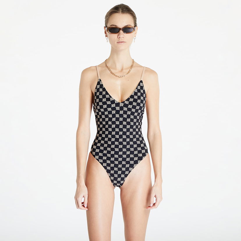 Uimapuvut MISBHV Monogram Signature One Piece Swimsuit Musta | 121EX10