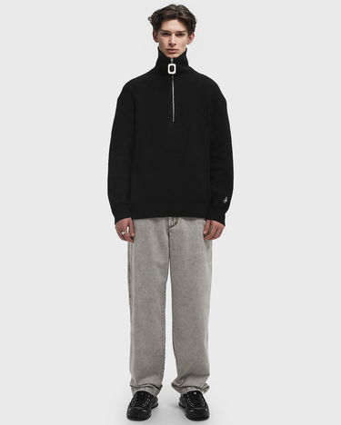 Villapaita JW Anderson JW Anderson Half-Zip Jumper Musta | KW1285-YN0372-999, 1