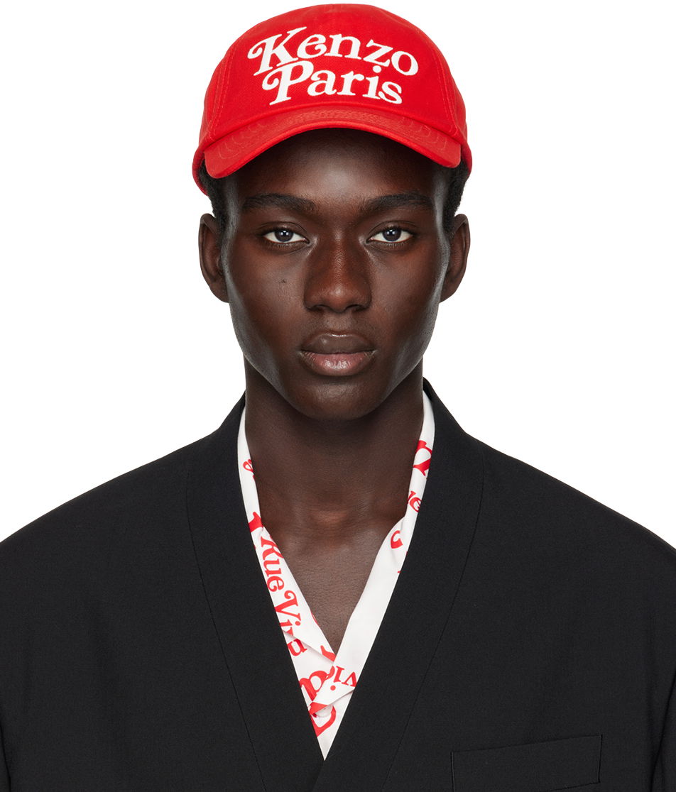 Korkki KENZO Paris Utility Cap Punainen | FE58AC511F42, 0