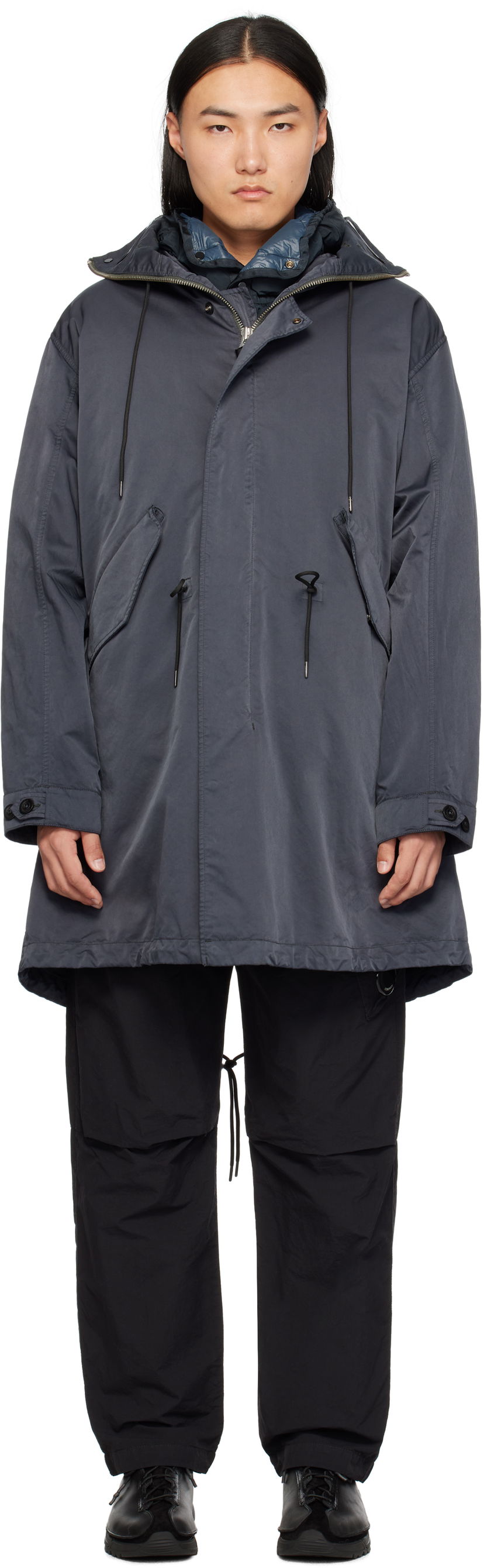 Parka C.P. Company Explorer Parka Down Coat Musta | 17CMOW227A-110089G