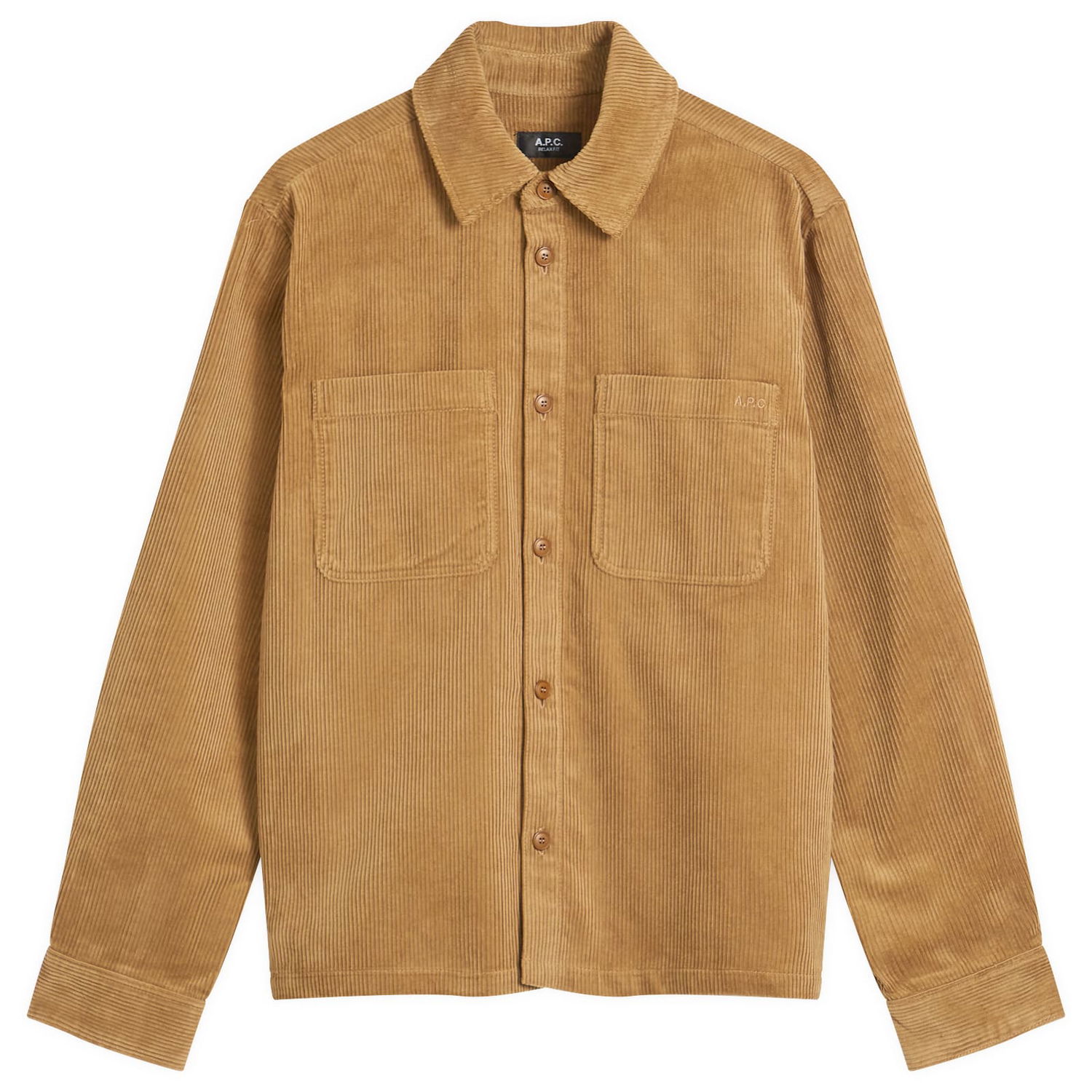 Paita A.P.C. A.P.C. Leon Corduroy Overshirt Ruskea | COHBB-H32019-CAA, 0