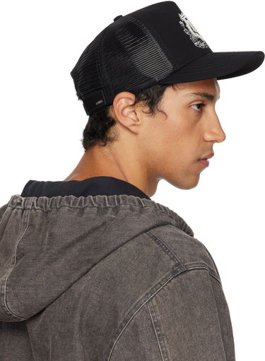 Korkki AMIRI AMIRI MA Crest Trucker Cap Musta | AMHATR1037, 2
