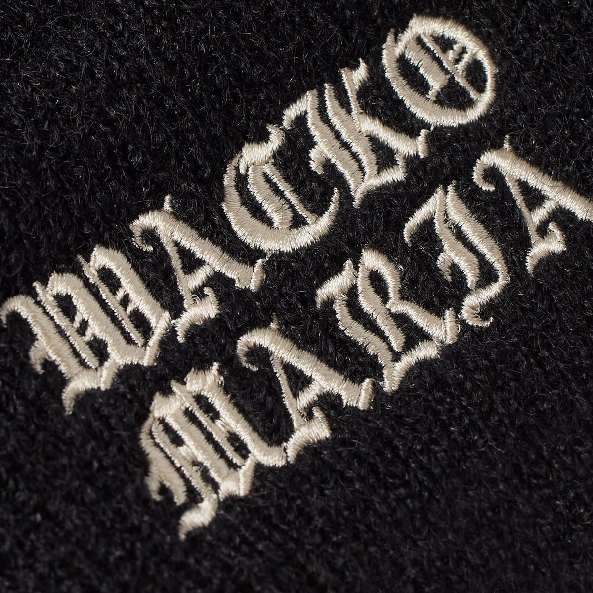Pipo WACKO MARIA Mohair Knitted Watch Beanie Musta | 23FW-WMA-CP03-BLK, 1