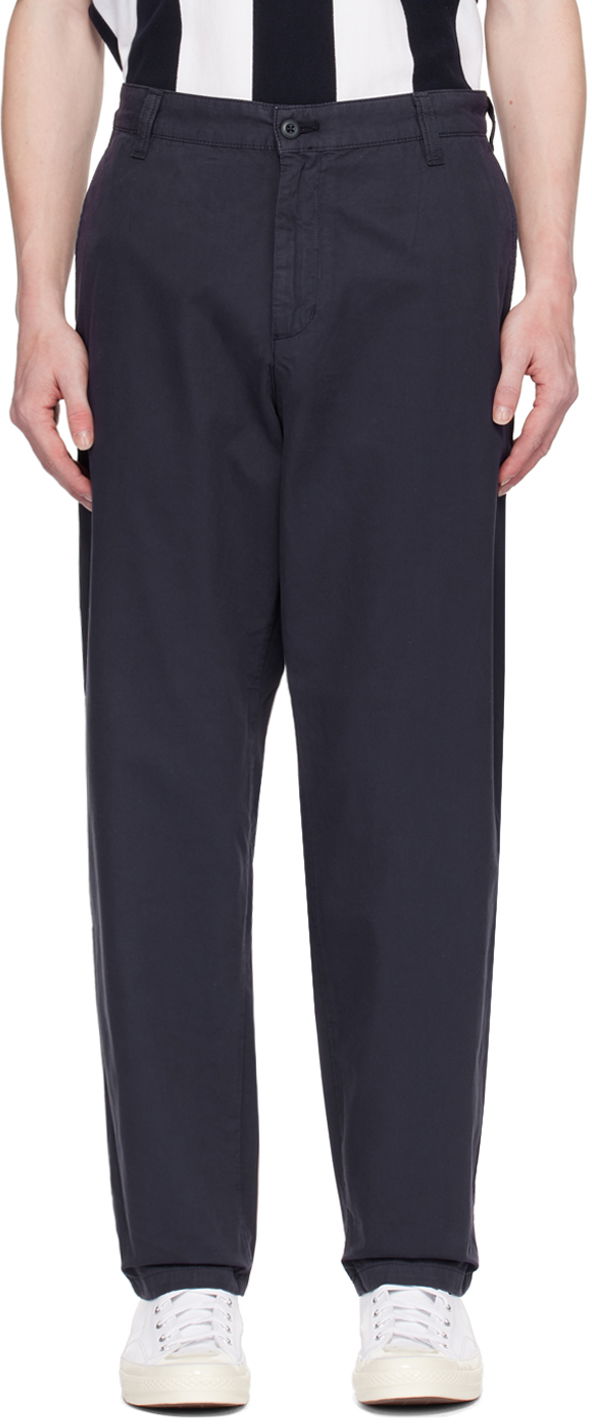 Housut Carhartt WIP Calder Workwear Trousers Tummansininen | I033128