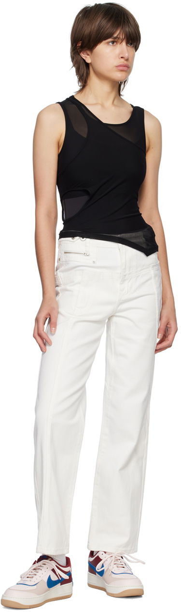 Jeans Feng Chen Wang Feng Chen Wang Deconstructed Jeans Valkoinen | FUS15TR12, 3